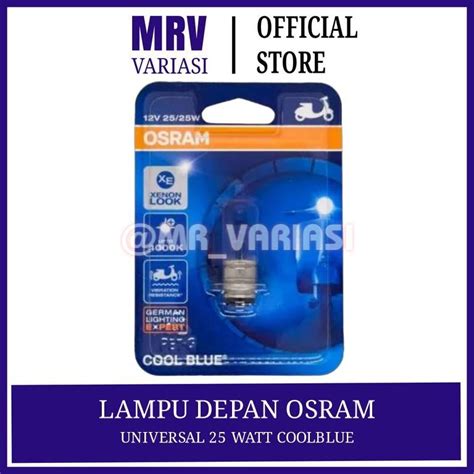 Jual Osram Cool Blue H Kaki Volt Watt Lampu Depan Halogen