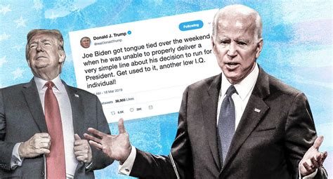 Trump Adds Biden To His ‘low Iq List