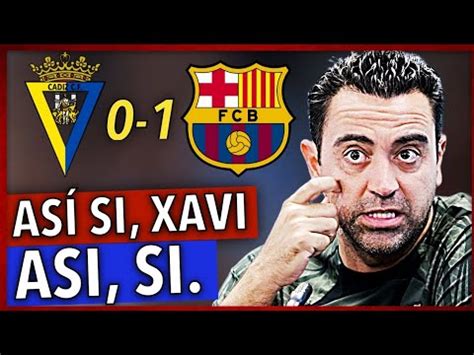 Imperiales Declaraciones De Xavi Tras El Cadiz Bar A Vamos A