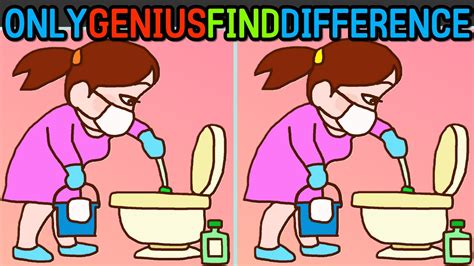 【find And Spot The Difference】 Only Genius Find Difference 【puzzles