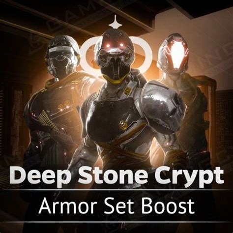 Deep Stone Crypt Armor Set Boost Titan Warlock Hunter