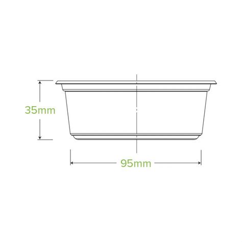 BioPak Bowl 240ml Clear Ctn 500 KC Supplies