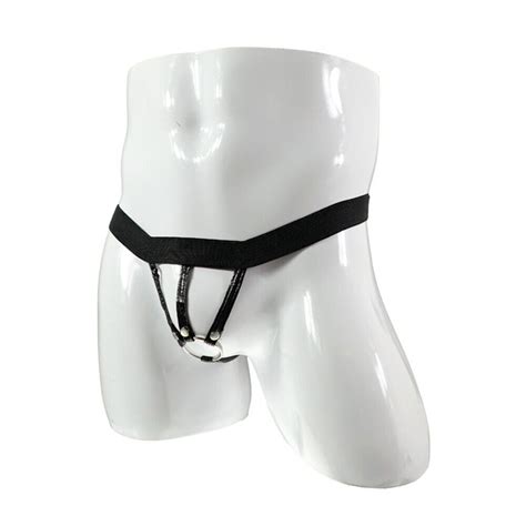 Unterw Sche Aus Kunstleder Herren Tanga T Hose Bikini Niedriger Bund