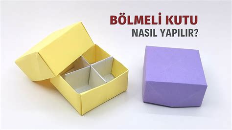 Ka Ttan Kolay Kutu Nas L Yap L R Origami B Lmeli Kutu Yap M Youtube