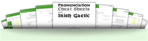 Worksheets launched for Pronouncing Irish Gaelic