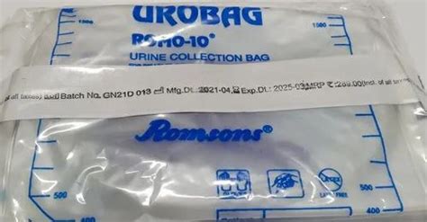 Romsons Uro Bag At Rs Piece Urine Bag In Bengaluru Id