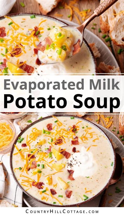 Evaporated Milk Potato Soup Recipe Potato Soup Homemade Potato