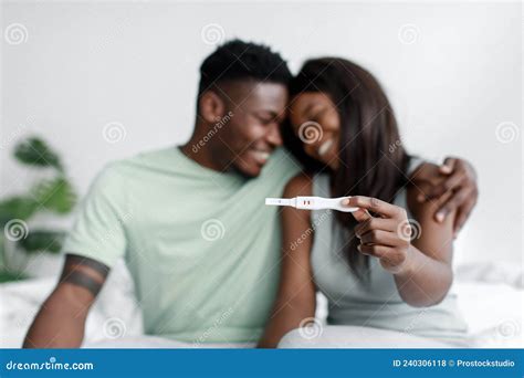 Smiling Millennial African American Male And Female Rejoice And Show