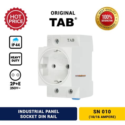 Stop Kontak Arde Din Rail Sn Tab Lazada Indonesia