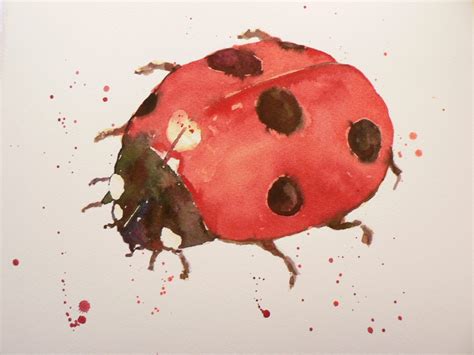 Watercolor Ladybug Tattoo Designs, Ideas and Meaning | Tattoos For You