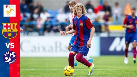 Michal Zuk Vs Cambrils Unio Barca Cadet B YouTube