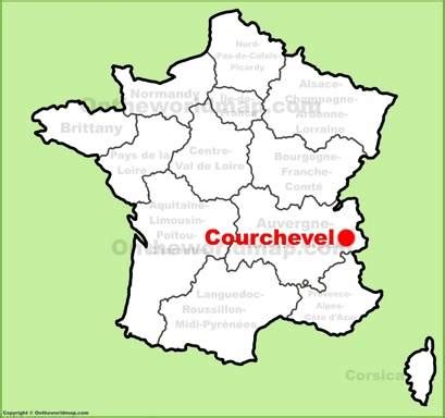 Courchevel Maps | France | Maps of Courchevel