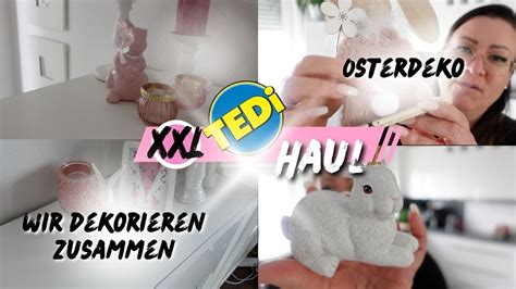 Xxl Deko Haul Tedi Haul Osterdeko Ich Nehm Euch Mit Vlog