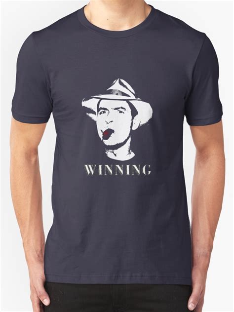 Charlie Sheen Winning Shirt T Shirts And Hoodies By Waco100 Redbubble