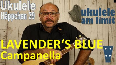 LAVENDER S BLUE Campanella Ukulele UKULELE Häppchen für Genießer