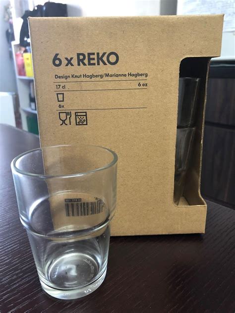 Ikea X Reko Glass Furniture Home Living Kitchenware Tableware