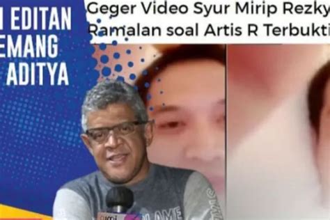 Video Syur Mirip Rezky Aditya Beredar Pakar Telematika Itu Bukan