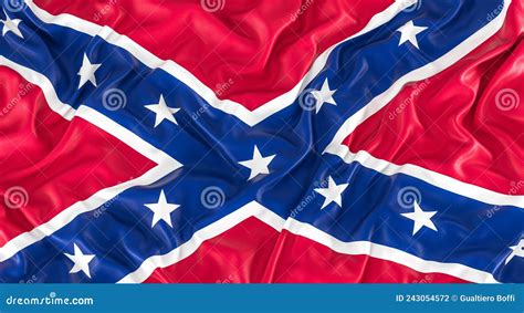 Confederate States Of America Flag. Historical National Flag Of The ...