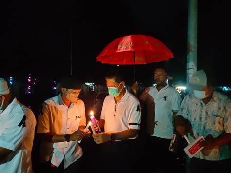 Hadir Dalam Aksi Pemasangan Lilin Oleh Solidaritas Tenaga Kesehatan