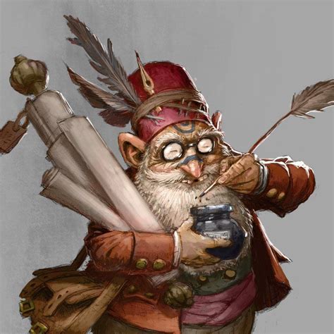 Artstation The Chronicler Dwarf Character Design Tomek Larek