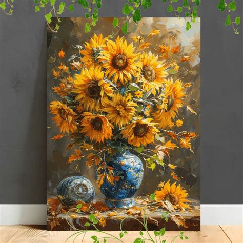 Temu Pc Wooden Framed Canvas Painting Suitable For Office Corridor