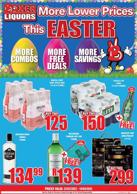 Boxer Liquor Limpopo Mpumalanga More Lower Prices This Easter 23