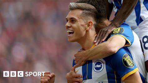 Liverpool 3 3 Brighton Leandro Trossard Scores Hat Trick To Deny Reds