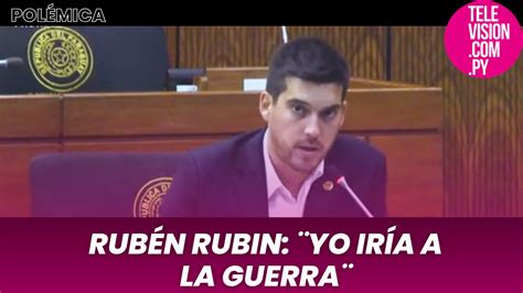 Rubén Rubin “yo Como Joven Paraguayo Sí Iría A La Guerra” Televisioncompy