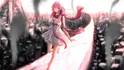 Inori Yuzuriha Walking Guilty Crown Live Wallpaper Moewalls