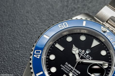 The New Rolex Oyster Perpetual Submariner Date Mm In White Gold Bexsonn