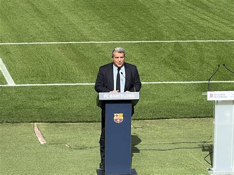 Barça Notes 🗒 On Twitter 🎙️ President Joan Laporta In An