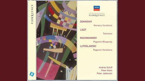 Dohnányi Variations on a Nursery Song Op 25 Introduzione Maestoso