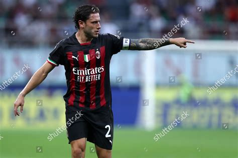 Davide Calabria Ac Milan Gestures During Editorial Stock Photo Stock