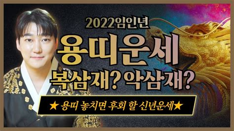 2022년 삼재띠 용띠신년운세 복삼재일까 악삼재일까 이것만 조심하면 삼재 문제없다~ 서울점집 용한점집 더샤머니즘