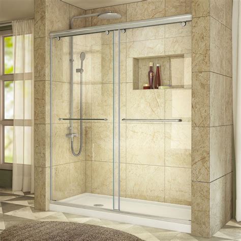 Dreamline Charisma 56 In To 60 In X 76 In Frameless Sliding Shower