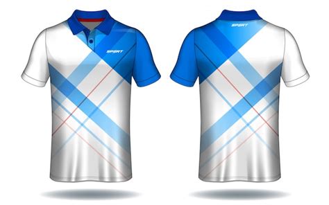 Premium Vector T Shirt Polo Design Sport Jersey Template