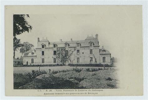 Rennes Vue en noir et blanc de l école Nationale de Laiterie de