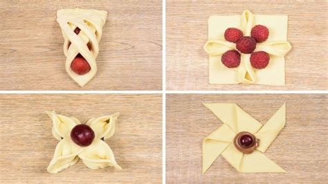 15 Ways To Fold Puff Pastry Youtube Puff Pastry Puff Pastry Desserts Pastry Design