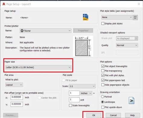 How To Set Paper Size In Layout Autocad Templates Sample Printables