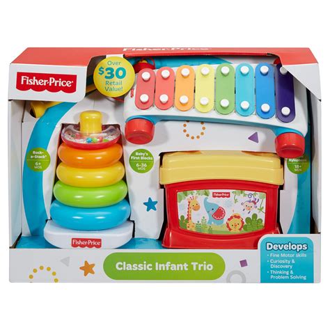 Fisher Price Classics Infant Trio Gift Set - Best Educational Infant ...