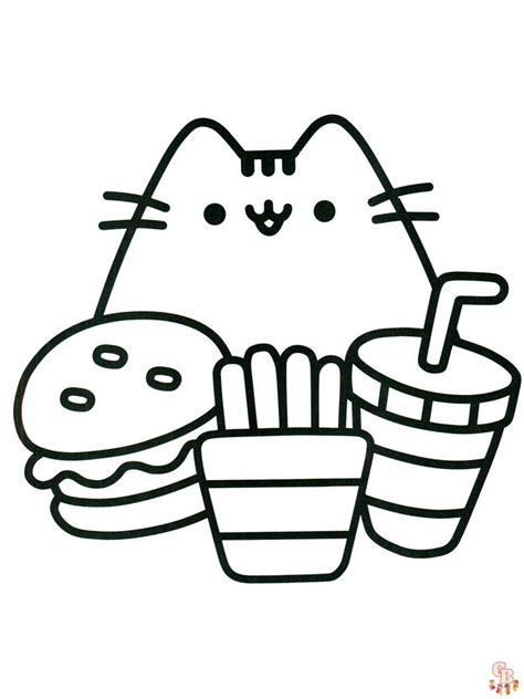 Pusheen Para Colorear Pintar E Imprimir Gratis Gbcoloring