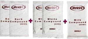 Morde Combo Of 2 Pc Dark Compound D15 2 Pc White Compound W33 1 Pc