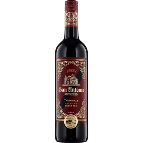 San Antonio Specialty Cardinale Sweet Red Wine Ml Shop Sun Fresh