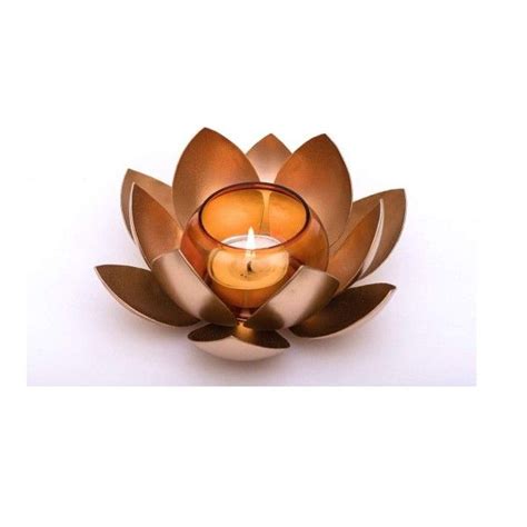 Lotus Tealight Candle Holder With Glass For Diwali Decoration Pack Of 1 The Art Of Rajasthan