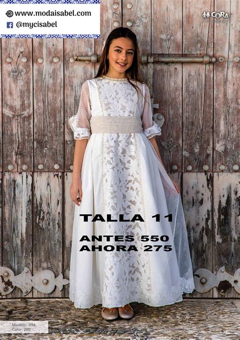 Moda Isabel Comuni N Vestimenta Adecuada Para La Primera Comuni N