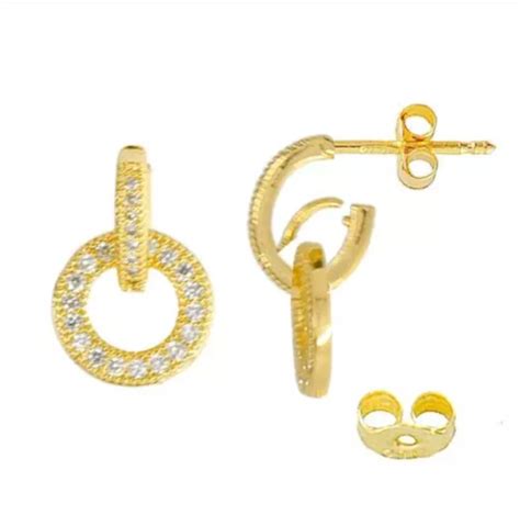 Boucles D Oreilles Cercles Avec Diamant Bijoux Femmes Sharonn Fr