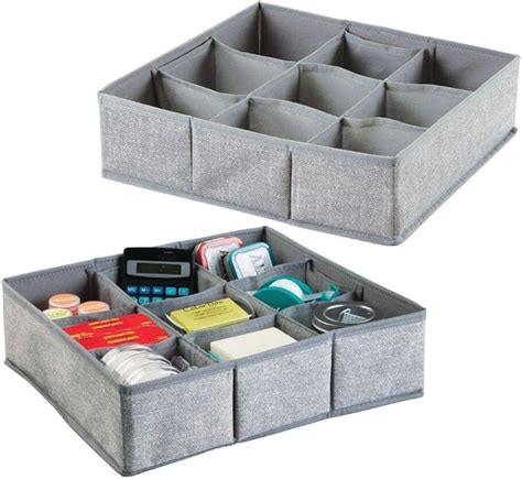 Amazon De Mdesign Er Set Schubladen Organizer Mit Jeweils F Chern