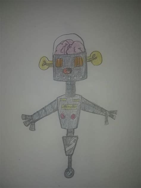 Robot With human Brain by Dragonguardian253 on DeviantArt