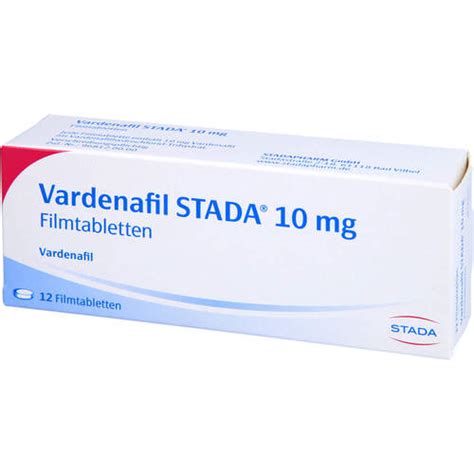 Vardenafil Stada Mg Filmtabletten St Kaufen