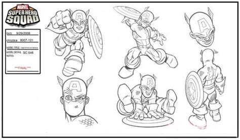 Captain America Model Sheet Ii By Nes44nes On Deviantart